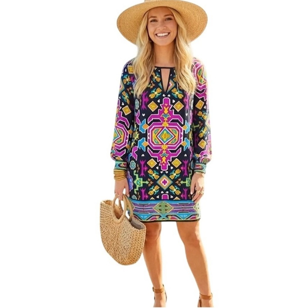 Tribal print dress